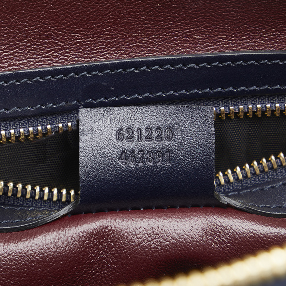 Pre-Loved Gucci Small Horsebit 1955 Canvas Top Handle - Picture 7 of 10